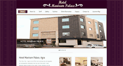 Desktop Screenshot of hotelmanirampalace.com